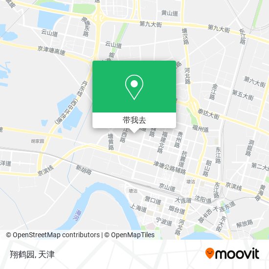 翔鹤园地图