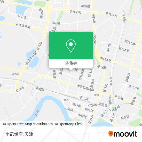 李记饼店地图