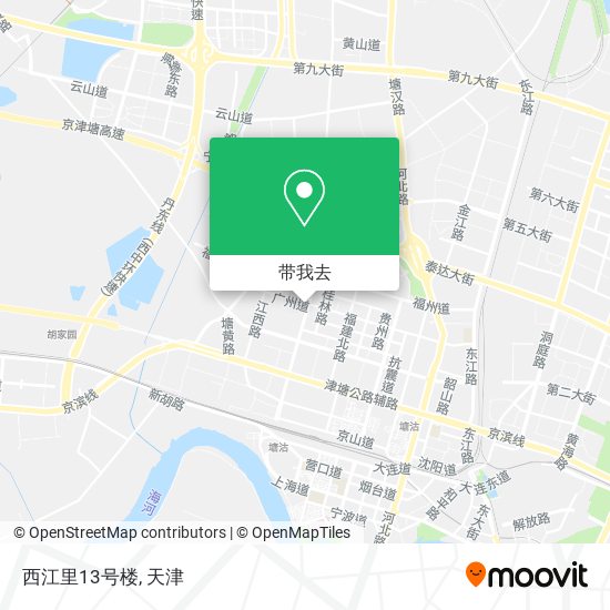 西江里13号楼地图