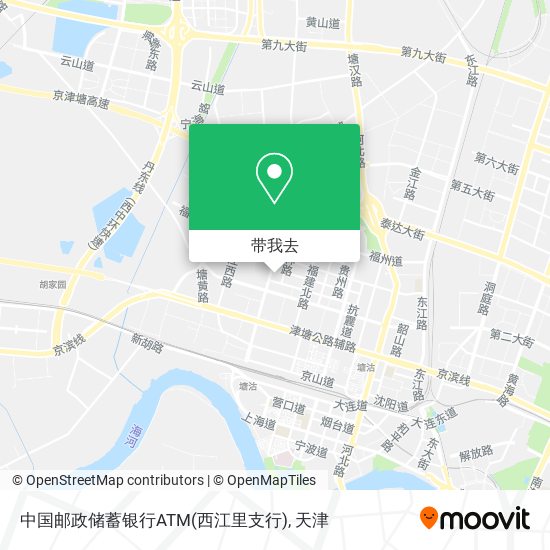 中国邮政储蓄银行ATM(西江里支行)地图