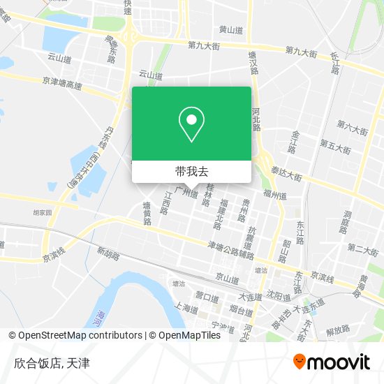 欣合饭店地图