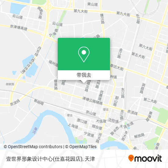 壹世界形象设计中心(仕嘉花园店)地图