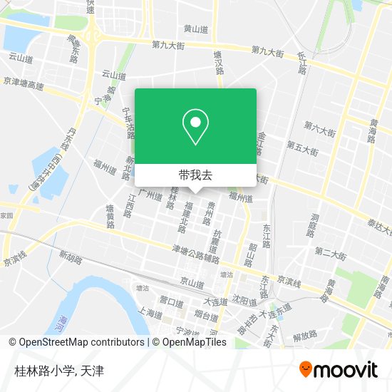 桂林路小学地图