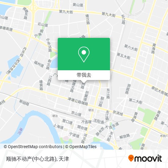 顺驰不动产(中心北路)地图
