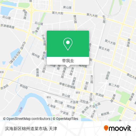 滨海新区锦州道菜市场地图