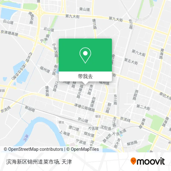 滨海新区锦州道菜市场地图