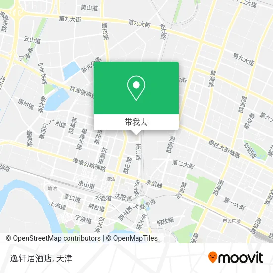 逸轩居酒店地图