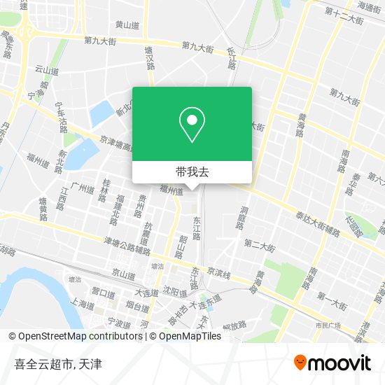 喜全云超市地图