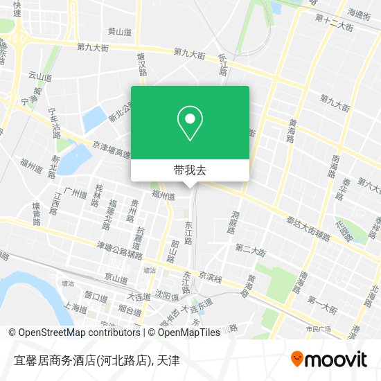 宜馨居商务酒店(河北路店)地图
