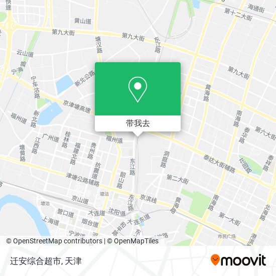 迁安综合超市地图