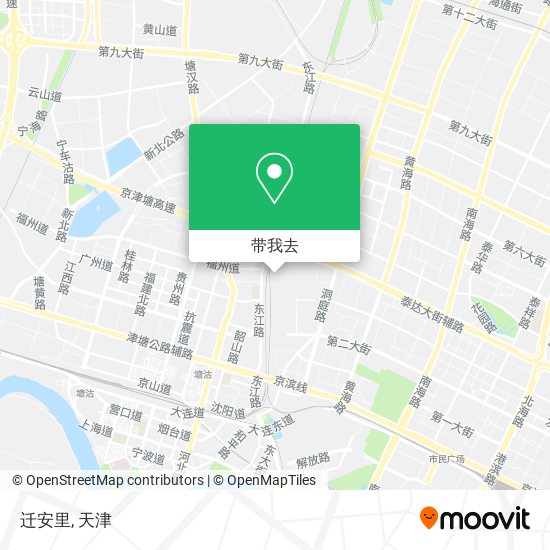 迁安里地图