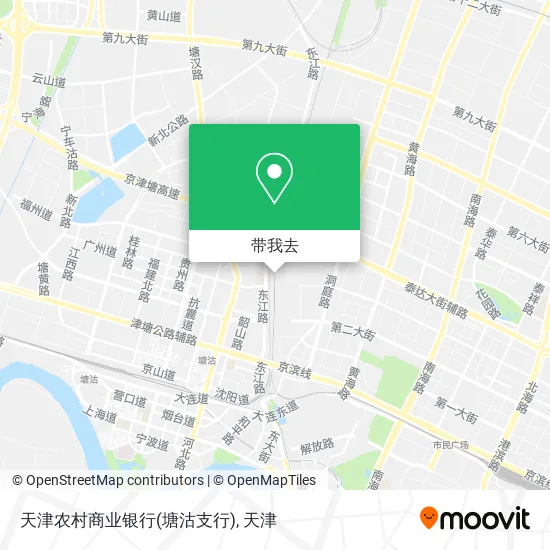 天津农村商业银行(塘沽支行)地图