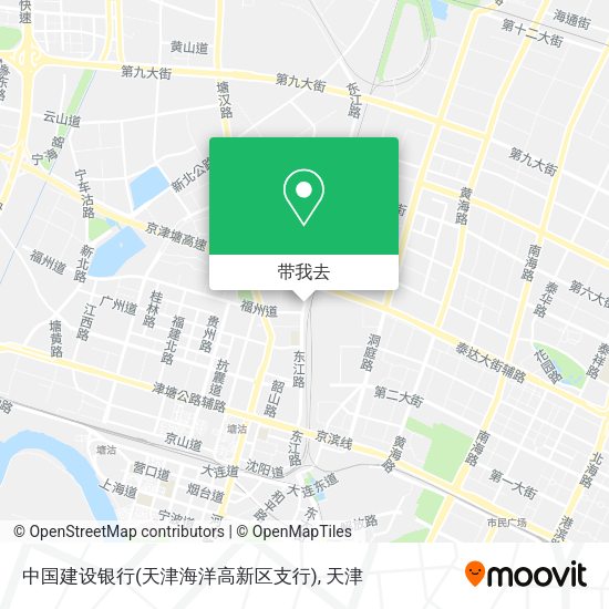 中国建设银行(天津海洋高新区支行)地图