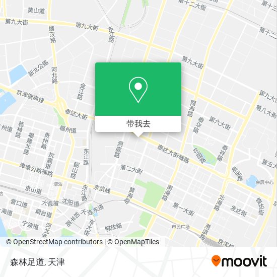 森林足道地图