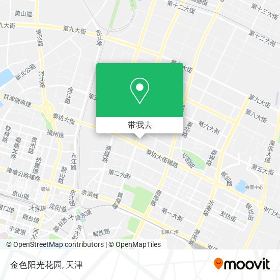 金色阳光花园地图