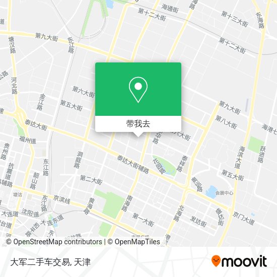 大军二手车交易地图