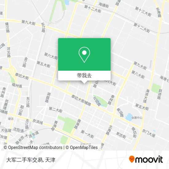 大军二手车交易地图