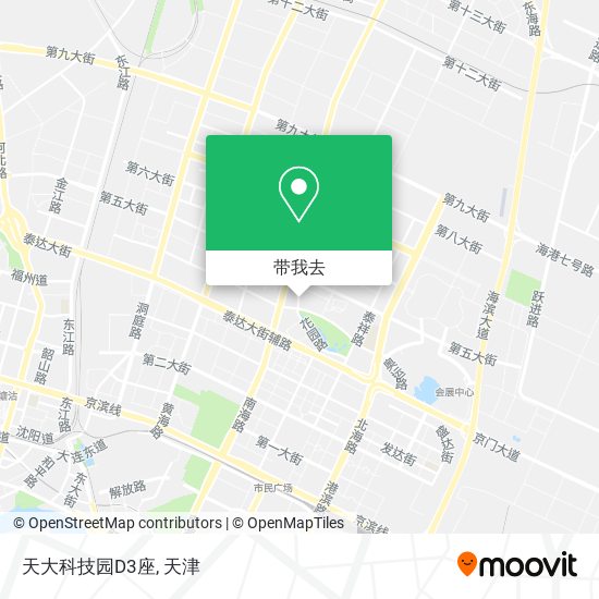 天大科技园D3座地图
