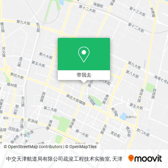 中交天津航道局有限公司疏浚工程技术实验室地图