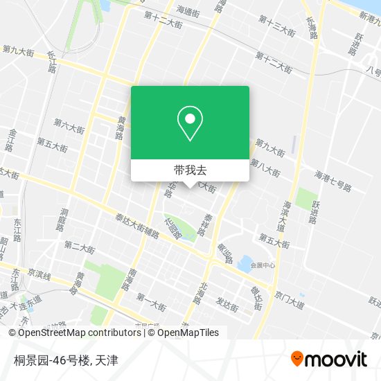 桐景园-46号楼地图