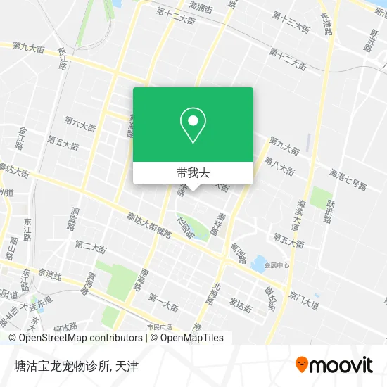 塘沽宝龙宠物诊所地图