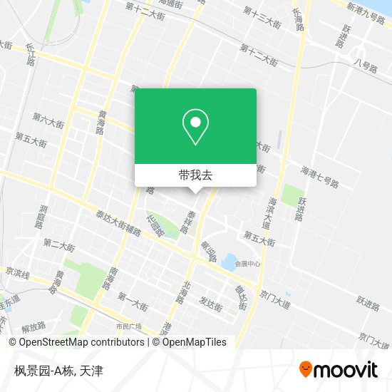 枫景园-A栋地图
