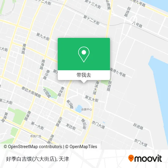 好季白吉馍(六大街店)地图