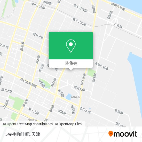 5先生咖啡吧地图
