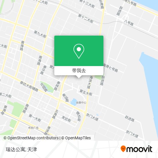 瑞达公寓地图