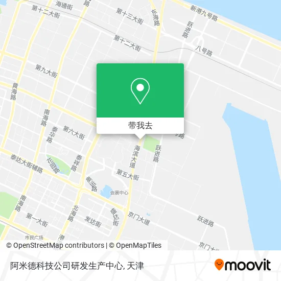 阿米德科技公司研发生产中心地图