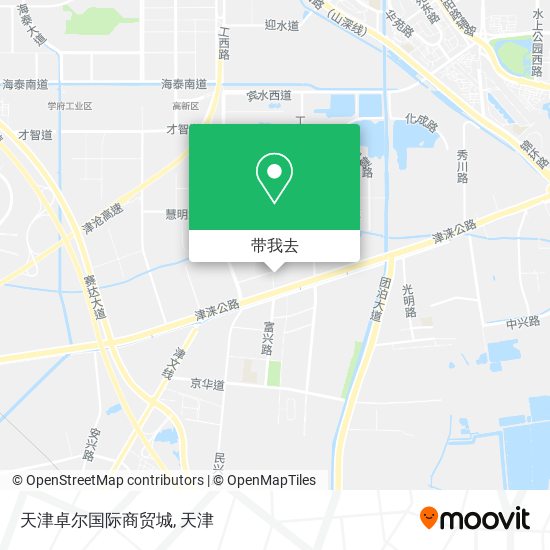 天津卓尔国际商贸城地图