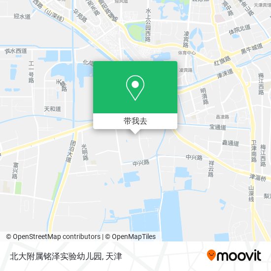 北大附属铭泽实验幼儿园地图