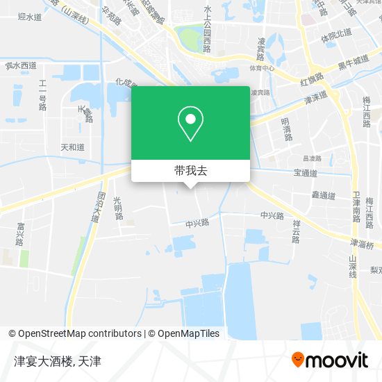 津宴大酒楼地图