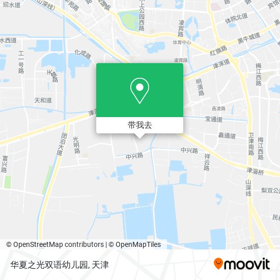 华夏之光双语幼儿园地图
