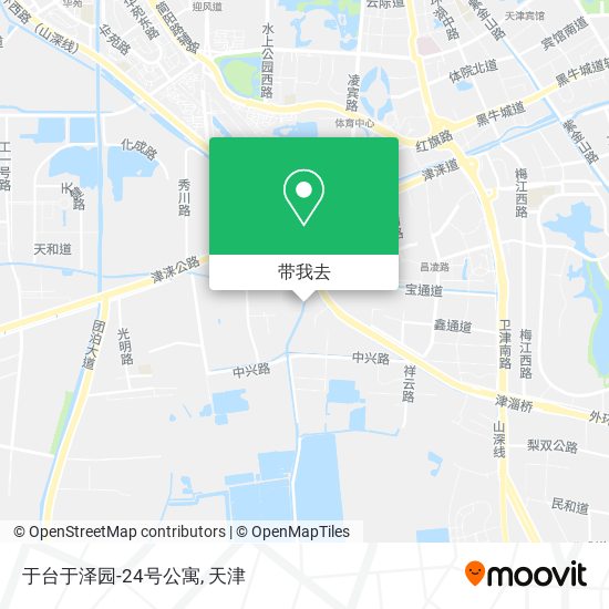 于台于泽园-24号公寓地图