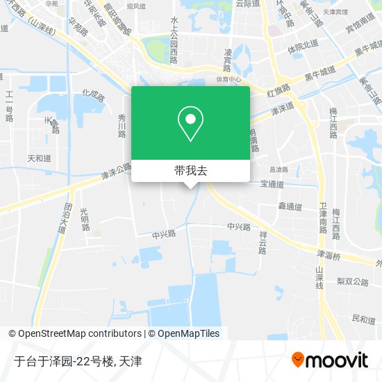 于台于泽园-22号楼地图