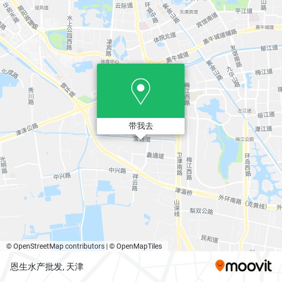 恩生水产批发地图