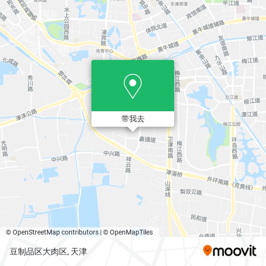 豆制品区大肉区地图