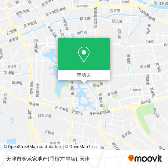 天津市金乐家地产(香槟左岸店)地图