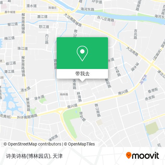 诗美诗格(博林园店)地图