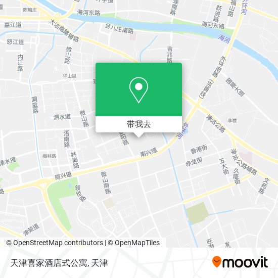 天津喜家酒店式公寓地图