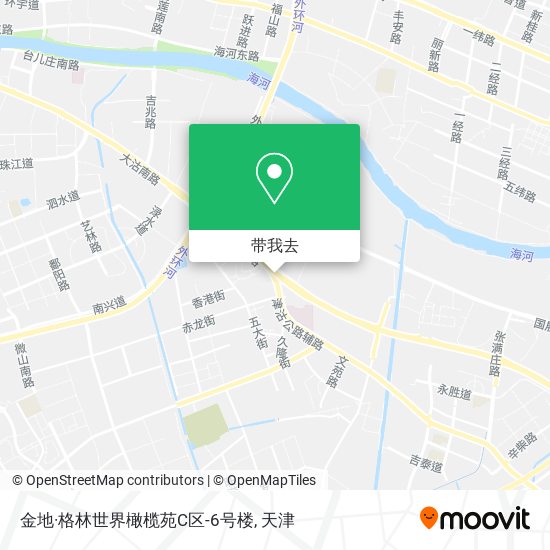 金地·格林世界橄榄苑C区-6号楼地图