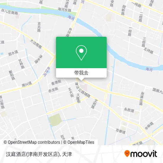 汉庭酒店(津南开发区店)地图