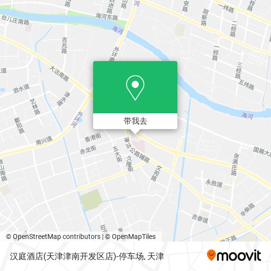 汉庭酒店(天津津南开发区店)-停车场地图
