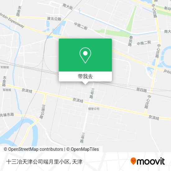 十三冶天津公司端月里小区地图
