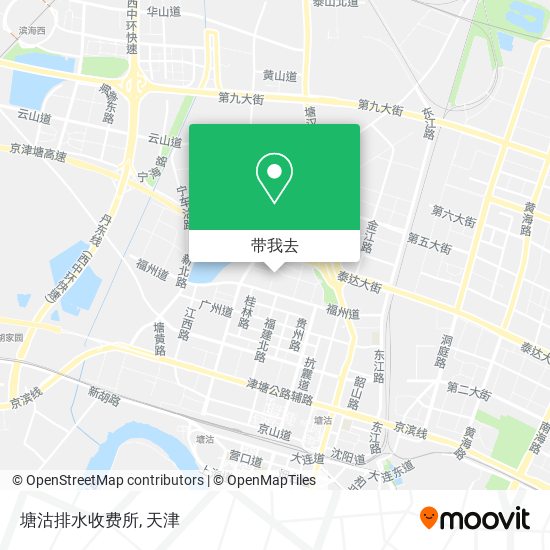 塘沽排水收费所地图
