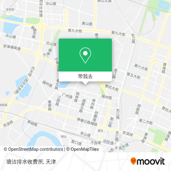 塘沽排水收费所地图