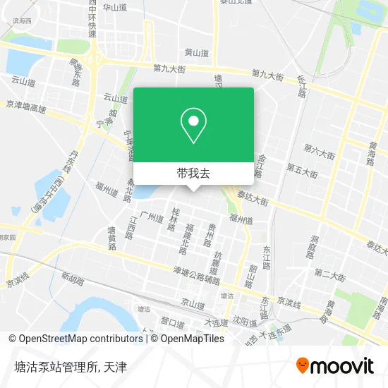 塘沽泵站管理所地图