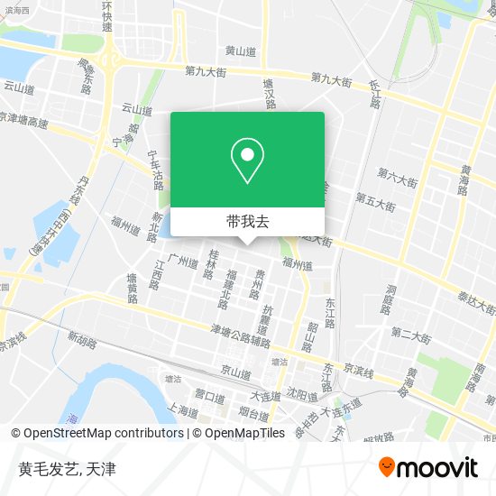 黄毛发艺地图