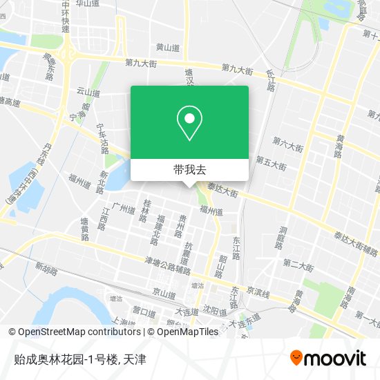 贻成奥林花园-1号楼地图